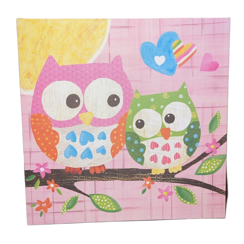 Oopsy daisy owl painting